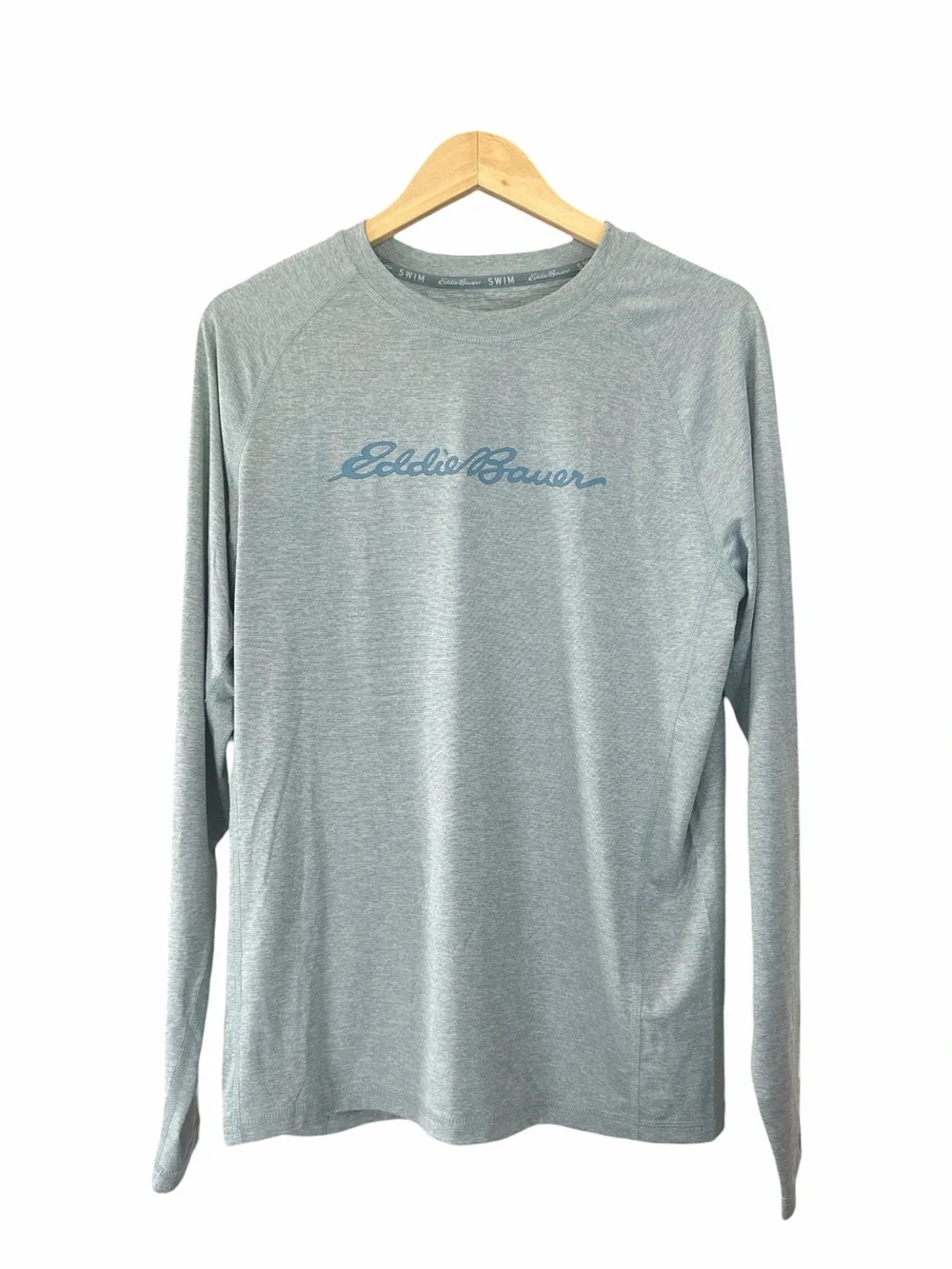 Eddie Bauer Men's UPF40 Quick Dry Long Sleeve Rashguard T-Shirt Medium